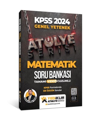 MNZ-Yediiklim 2024 Kpss ورشة عمل القدرات العامة سلسلة الرياضيات كل سؤال بنك مع حلول الفيديو - Yediiklim Yayınları