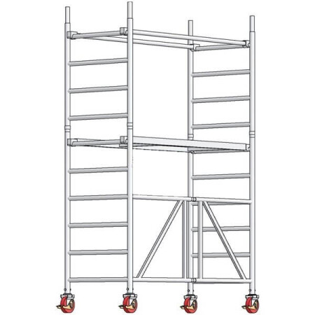 Mobile tower LAYHER Zifa P2 3.65m - Layher