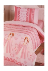 Modaletto Pembe Sweet Princess Tek Kişilik Nevresim Takım pmbswtprnctk - Özdilek