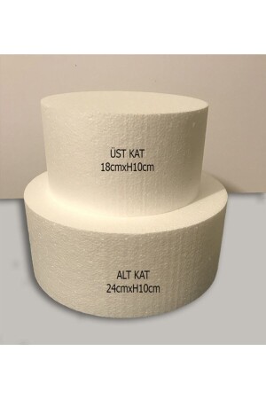 Model Cake Styrofoam - 24xh10_18xh10- Double Layer - Enjoypeperon