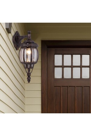 Modelight Outdoor Achteckige umgekehrte Wandleuchte B-102078 - lumenistanbul