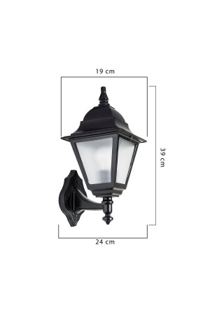 Modelight Outdoor Lantern Square Cast Wall Sconce B-102106 - lumenistanbul
