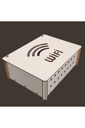 Modem Storage Box WIFI PATTERNED - 25x18x9 Cm - Mars