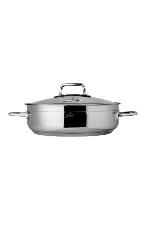 Modena 26 cm Edelstahl-Flachtopf 500. 01. 01. 6381 - Jumbo
