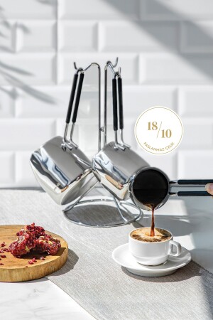 MODERN 4 PIECE COFFEE POT SET - Nehir
