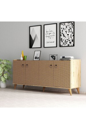 Modern Console with Pine Hazeran Cover - Ksl0104 KSL0104 - Tanmob