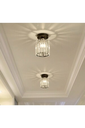 Modern Crystal Stone Chandelier Plafonier Ceiling Chandelier 2 Piece Set Price Black burenze1016 - burenze