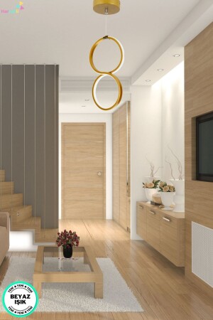 Modern Design Hall Entrance Living Room LED Chandelier EIGHT SINGLE PENDANT LAMP - Harnelli