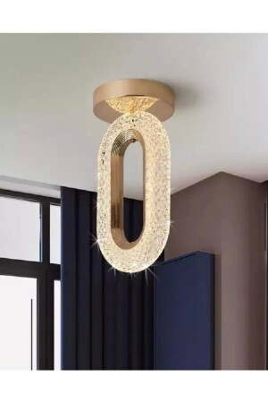 Modern Design LED Chandelier Zero to Ceiling Gold Yellow Body Tiered 3 Colors Burenze1128 - burenze