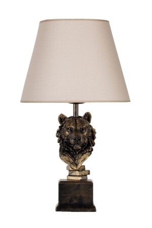 Modern Design Lion Lampshade Gold Beige qdecaslnabj011 - Qdec