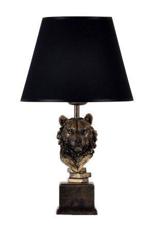 Modern Design Lion Lampshade Gold Black Aslnabj006 qdecaslnabj006 - Qdec