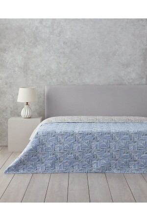 Modern Diamond Double Multi-Purpose Cover Dark Blue - English Home