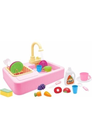 Modern Fountain Sink Set Battery Operated Kitchen Toy Set modern_01 - Kayyum Oyuncak