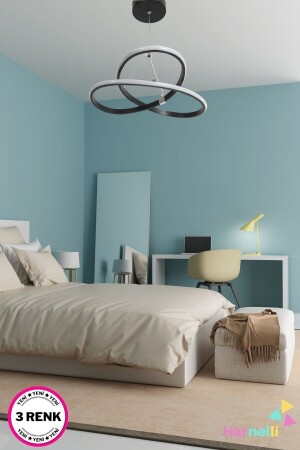 MODERN LED CHANDELIER THAT CAN LIGHT IN 3 COLORS - Harnelli