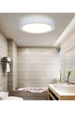 Modern Ledli Avize Tavana Sıfır Avize Panel Light 6400k Beyaz Işık - Fico Home