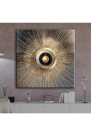Modern Luxury Gold Geometric Abstract Decorative Canvas Painting - Voov1934 VOOV1934 - Voovart