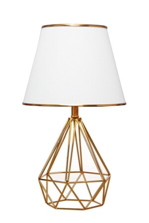 Modern Metal Abajur Beyaz EV-222 - EvLight