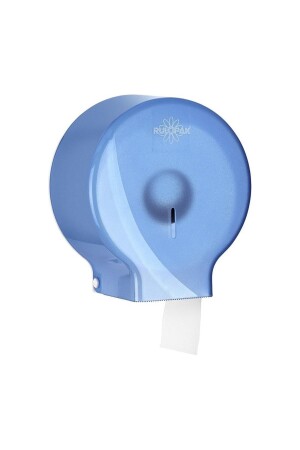 Modern Mini Jumbo Toilet Paper Dispenser Blue 303715 - Rulopak