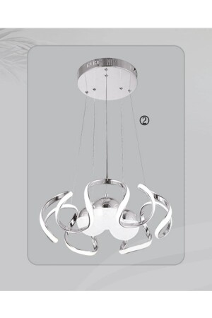Modern Pendant Lamp 3 Colors 3 Ball LED Chandelier Living Room LED Chandelier - Rscollections