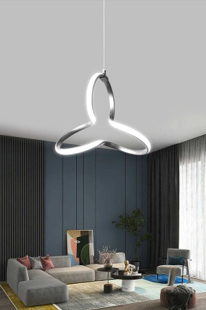 Modern Pendant Lamp Led Chandelier Silver Color White Light LED Chandelier 1 Year Warranty led01 - RSCOLLECTIONS