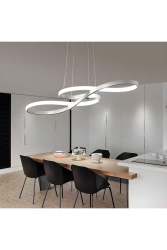 Modern Sarkıt Gri Kasa Beyaz Işık Ledli Avize Yol Model Led Avize yol - RSCOLLECTIONS