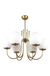 Modern Tasarım 6 Kollu Kapalı Camlı Avize 2013-6 - esenavize