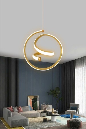 Modern Tekli Sarkıt Led Avize Antre , Oda Helezongün Işığı Ledli Avize helezon - RSCOLLECTIONS