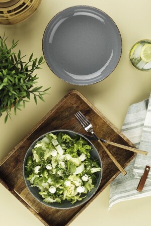 Moderna Pit Salad Plate 2-pack Blue - Kütahya Porselen
