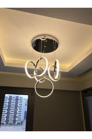 Moderne Chrom-Pendelleuchte, LED-Kronleuchter, Tageslicht, led009 - RSCOLLECTIONS