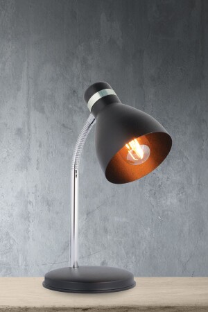 Moderne Chrom-Spiral-Tischlampe Schwarz 62477 - Nisaluce