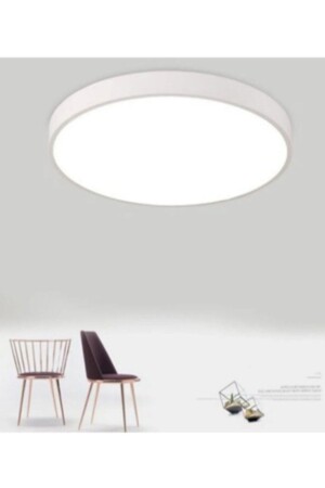 Moderne Null-Decken-runde LED-Plofenyer-Panel-Spot-Lampe, Glop-Wandleuchte, Kronleuchter, 3200 K gelbes Licht - Luxshome