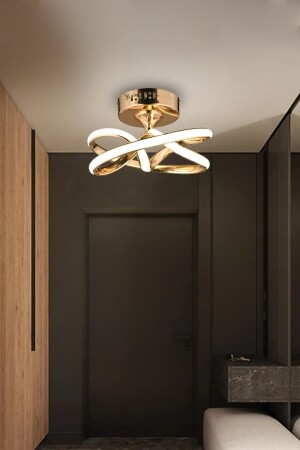 MODERNER KNOT-MODELL-PLAFONIER-LED-KRONLEUCHTER - İnce Kristal