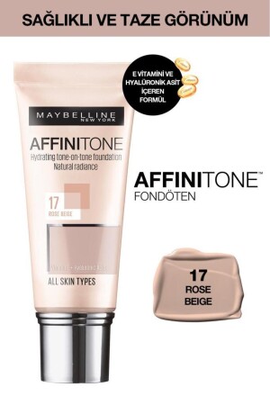 Moisturizing Effective Foundation - Affinitone Foundation No: 17 - Maybelline New York