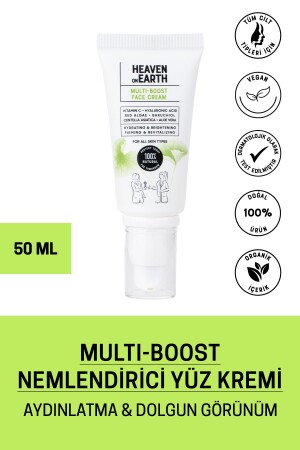 Moisturizing Face Cream Multi Boost Renewing Revitalizing Skin Tone Equalizing Illuminator - 50 ml HonE-4127 - Heaven on Earth