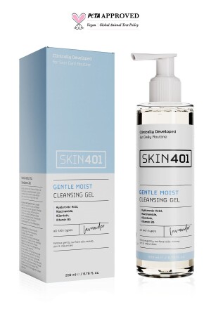 Moisturizing Freshness and Brightening Facial Cleansing Gel 200ml Skin401-100 - Skin401