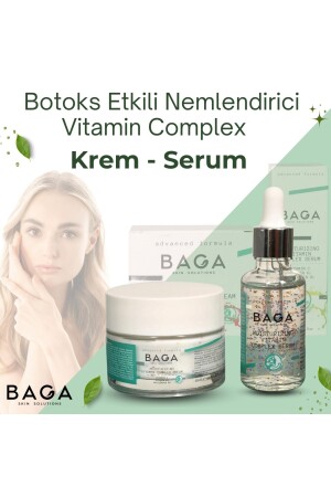 Moisturizing Vitamin Complex Cream and Serum with Botox Effect - Baga