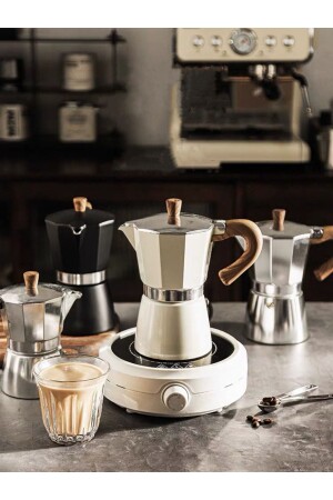Mokapot 6-cup Coffeehutt Bigg Coffee Coffee Brewing Coffee Equipment Italian Filter Coffee Machine - Vivien Home