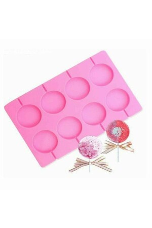 Mold Stick Ring Candy, Chocolate, Ice Cream, Lollipop Silicone Mold 8 Pieces Bt076 - ELGALA