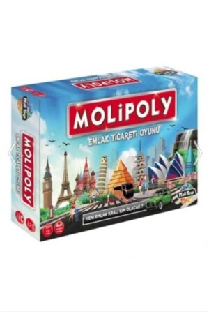 Molipoly Monopoly Metropol Mega City Real Estate Trading Game poly1 - Moli Toys