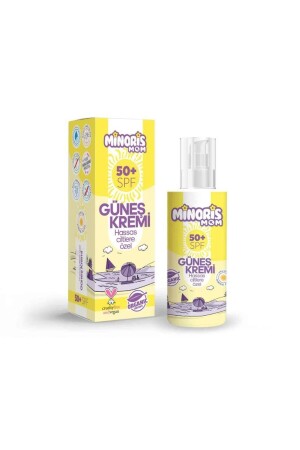 MOM Bio-Sonnenschutz 50 LSF+ für empfindliche Haut, vegan, parfümfrei - Minoris