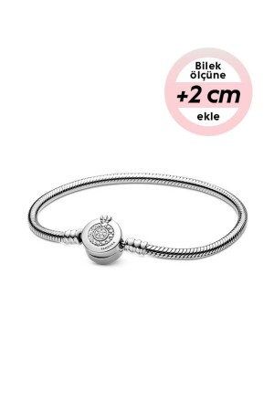 Moments funkelndes Kronen-O-Clip-Armband - Pandora