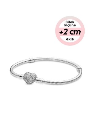 Moments Pavé-Herz-Clip-Armband - Pandora