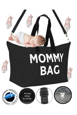 حقيبة أمية من طراز MNZ - حقيبة طباعة للرعاية الطفولة مع شريط كتف مُغطاة - SEVBAGS