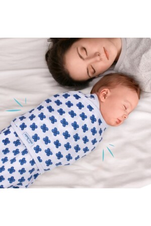 Mommyslab Store 0 -3 Months Patterned New Season Swaddle 100% Cotton - New YSKSML - Sevi Bebe