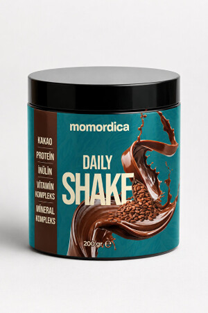 MOMORDİCA Daily shake ara öğün tozu 200 gr kakao tozu protein inülin 9 vitamin 5 mineral - Momordica
