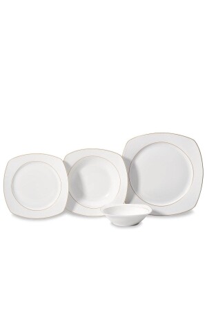 Mona Collection 60 Piece Square Dinner Set 9090204A8131 - KORKMAZ