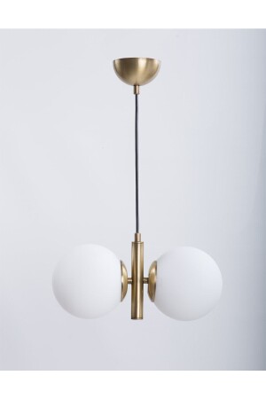 Monera Antique Finish White Glass Chandelier 10146202 - MŞ Aydınlatma