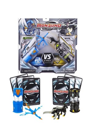 Monsuno, lizenzierte Evo Vs Crossbolt-Figuren, Startkapseln und 6 Spielkarten evo-crossbolt-6kart - GIOCHI PREZIOSI
