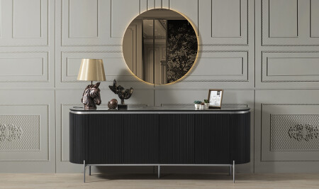 Mood Black Silver Console - Cadde Yıldız