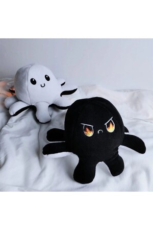 Mood Changing Octopus Pillow Black-White - Pamela Home